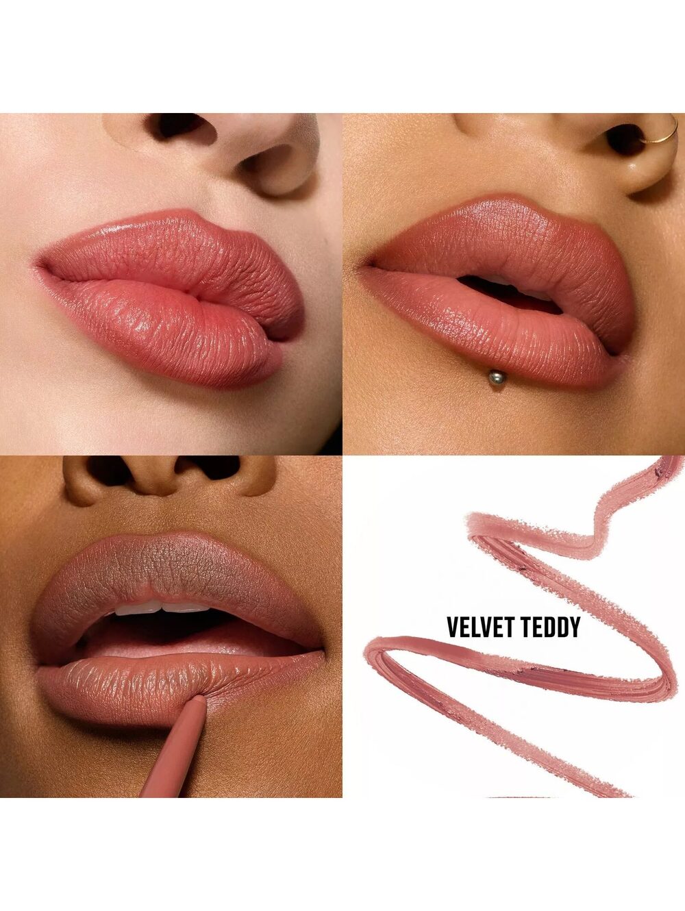 MAC 3 Pc Lip Combo - Prep & Prime, Modesty Lipstick & Velvet Teddy Glossy Liner - Picture 5 of 9